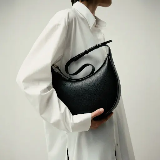 Accessories editorial campaign image, bag lifestyle